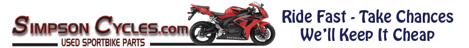 Simpson Cycles - Used Sportbike Part and Accessories Simpson Cycles - Used Sportbike Part and Accessories